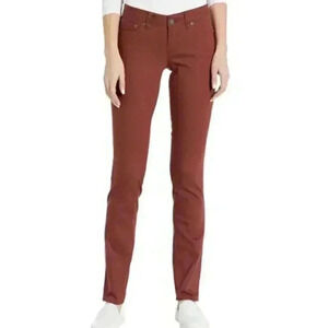 prAna Kara Jean Vino Burgundy Low Rise Denim New With Tags Women's Plus size 18